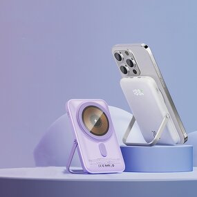 Power Bank - Transparent Magnetic 20W Mini Portable Wireless Fast Mobile Phone