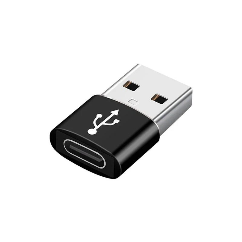 USB OTG Adapter - Type A Male to Type C Female USB 2.0 for Mobile Phones