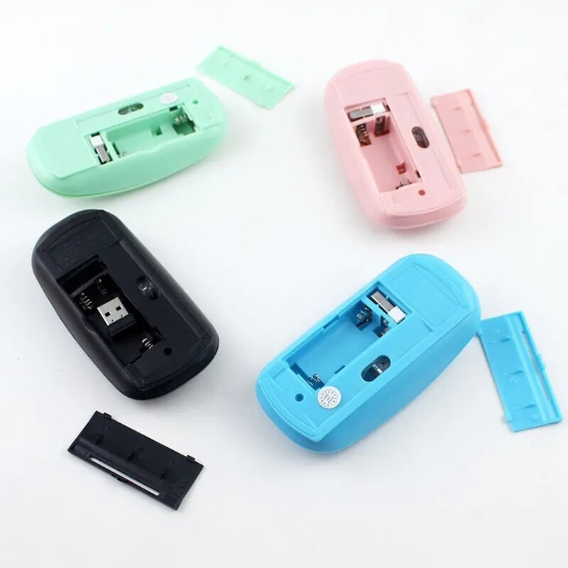 Wireless Gaming Mouse - 2.4ghz Ultra-thin Silent RGB for Pc Games