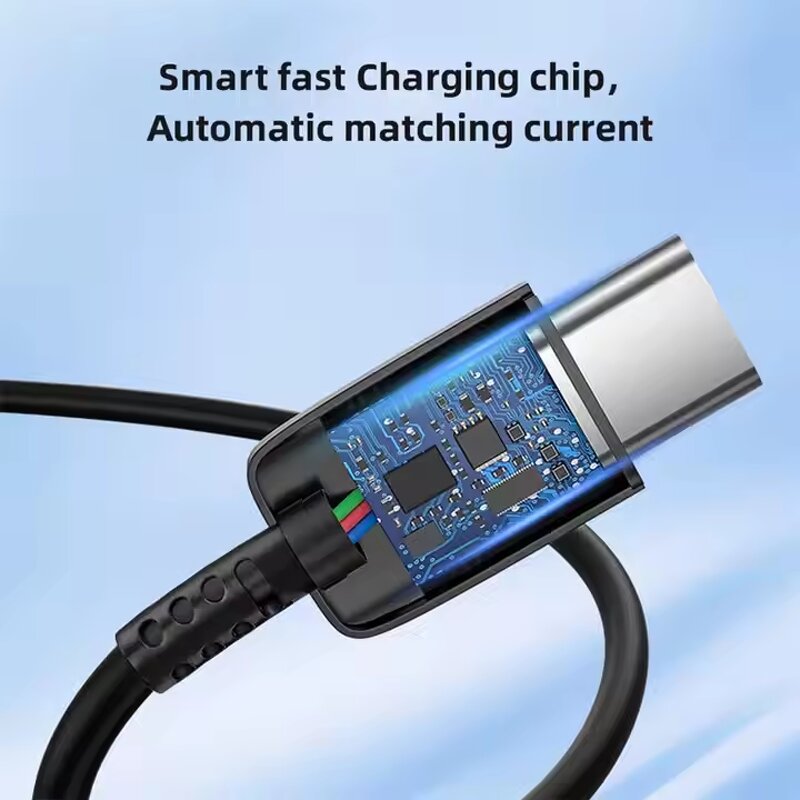 USB-C Cable - Fast Charging 1M Data Transfer Dual Type C for Samsung S20 S10