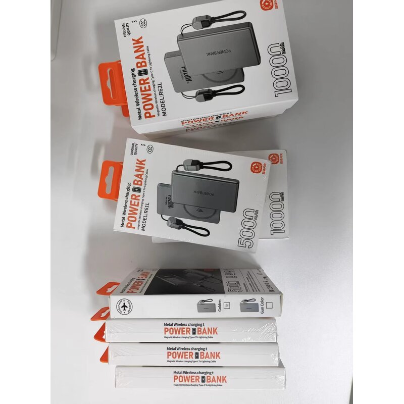 Wireless Power Bank - Factory 5000mAh 20W Output Fast Charging Portable for Earphone