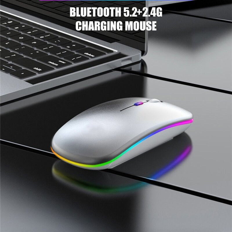 Wireless Gaming Mouse - 2.4G USB 3D Mini LED Light for Laptop Computer