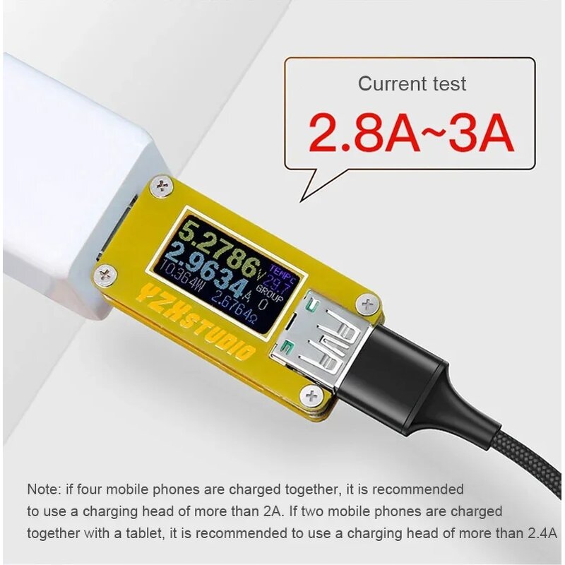 Type C Cable - 4-in-1 Nylon Jacket Android Charger with Earphone Compatible