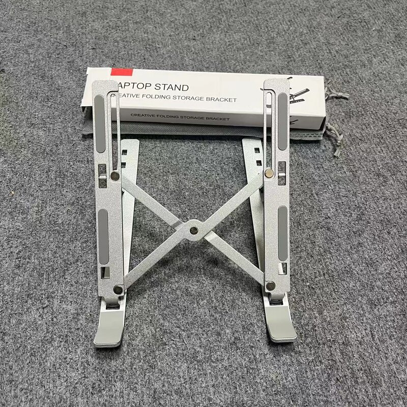 Laptop Stand - Foldable Aluminium Alloy Adjustable Portable for Macbook iPad