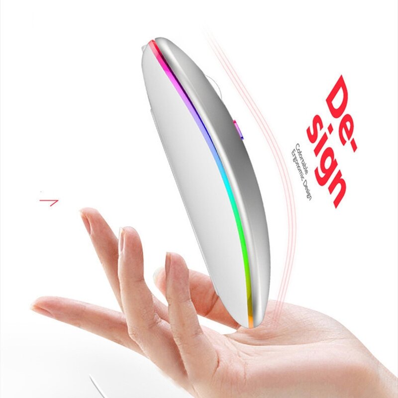 Wireless Gaming Mouse - 2.4G USB 3D Mini LED Light for Laptop Computer