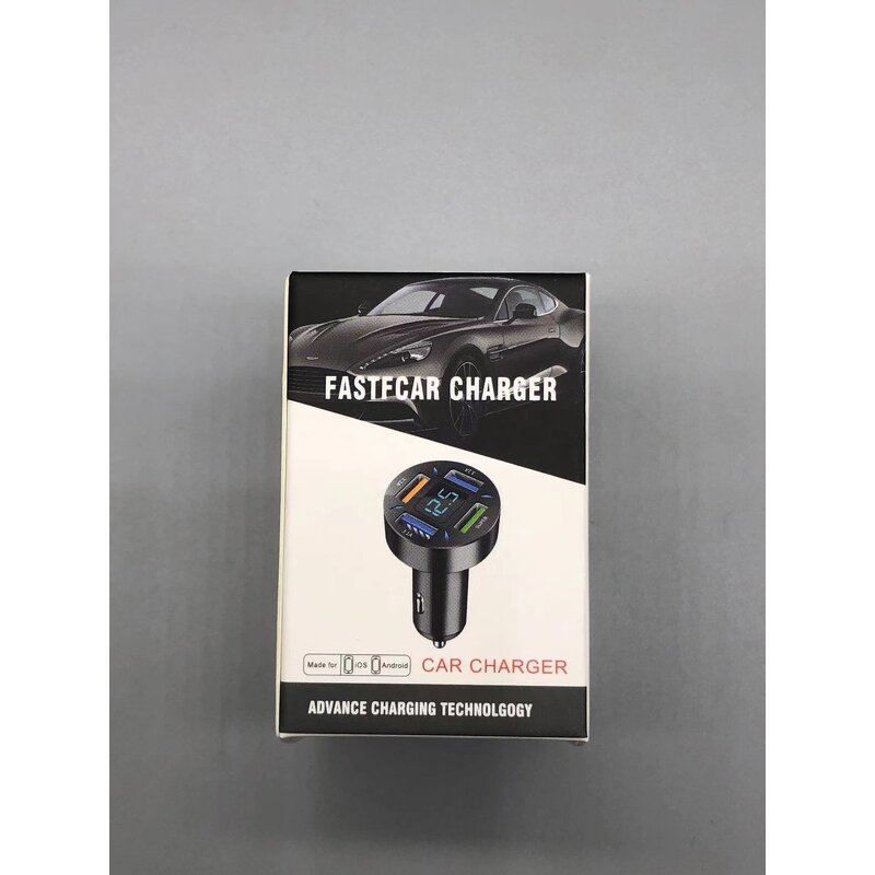 Car Charger Manufacturer - OEM 3.1A Portable Super Fast 4 Ports 66W QC3.0