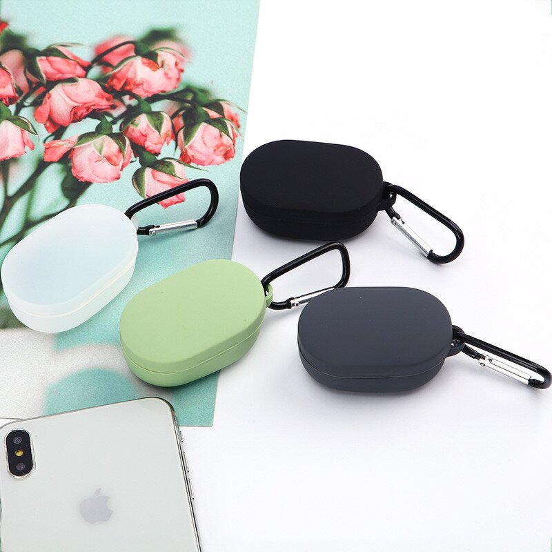 Earphone Case - for Redmi Airdots Silicone Protective Rubber Shell for 1/2
