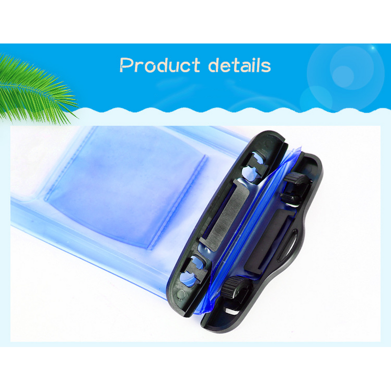 Waterproof Phone Pouch - TPU Universal Outdoor Dry Bag with Lanyard