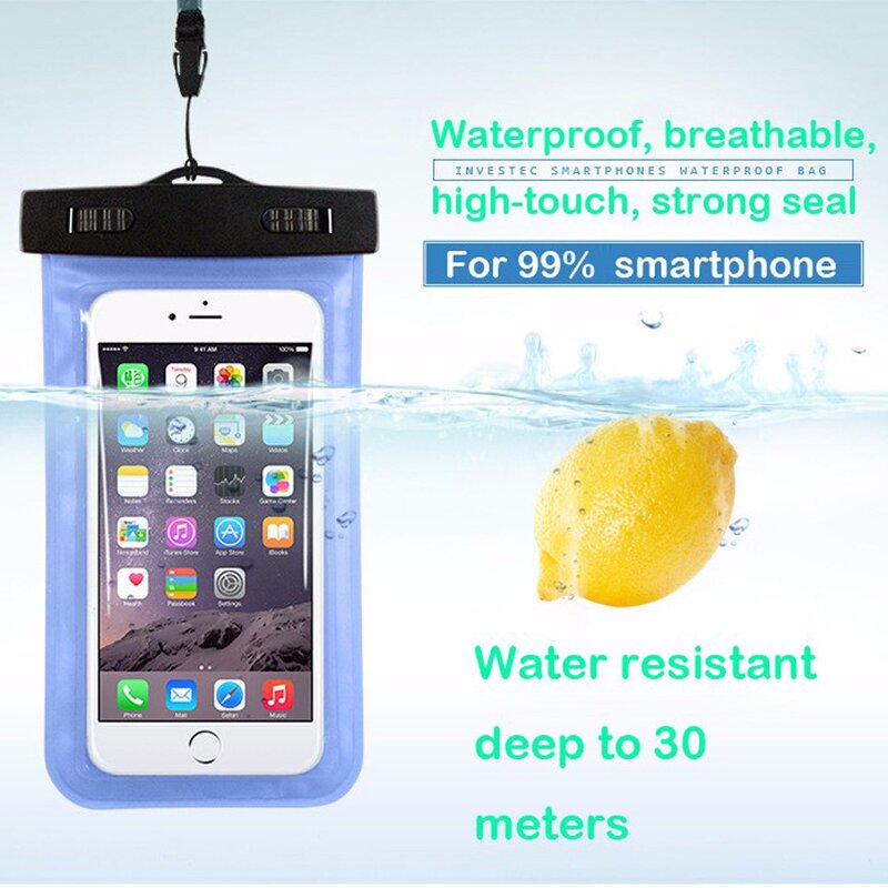 Waterproof Phone Bag - High Quality Cover Protective Shell with Strap Universal