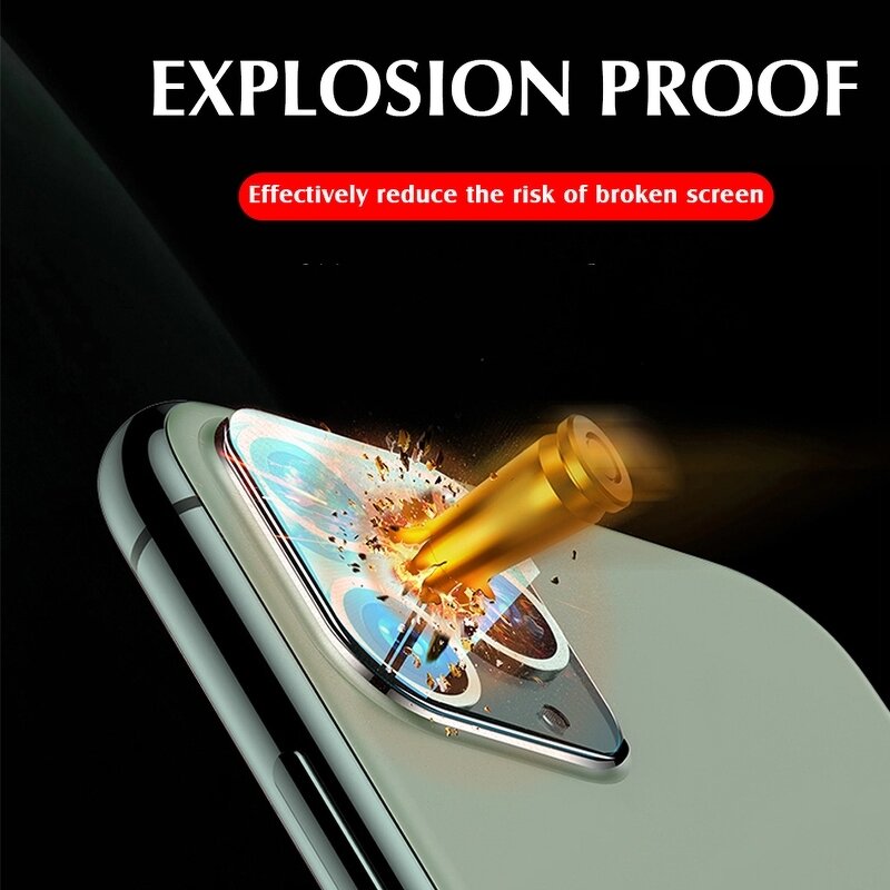 Tempered Glass Protector - 9H Light Transmittance 98% for All Mobile Phones Camera