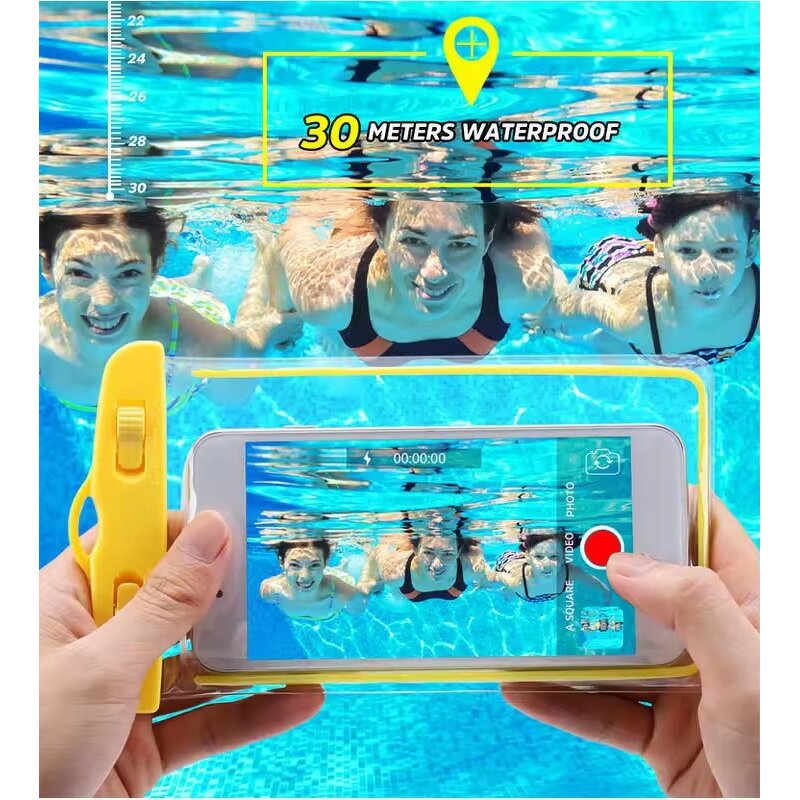 Waterproof Phone Bag - Universal Floating Clear Water Proof Pouch Case