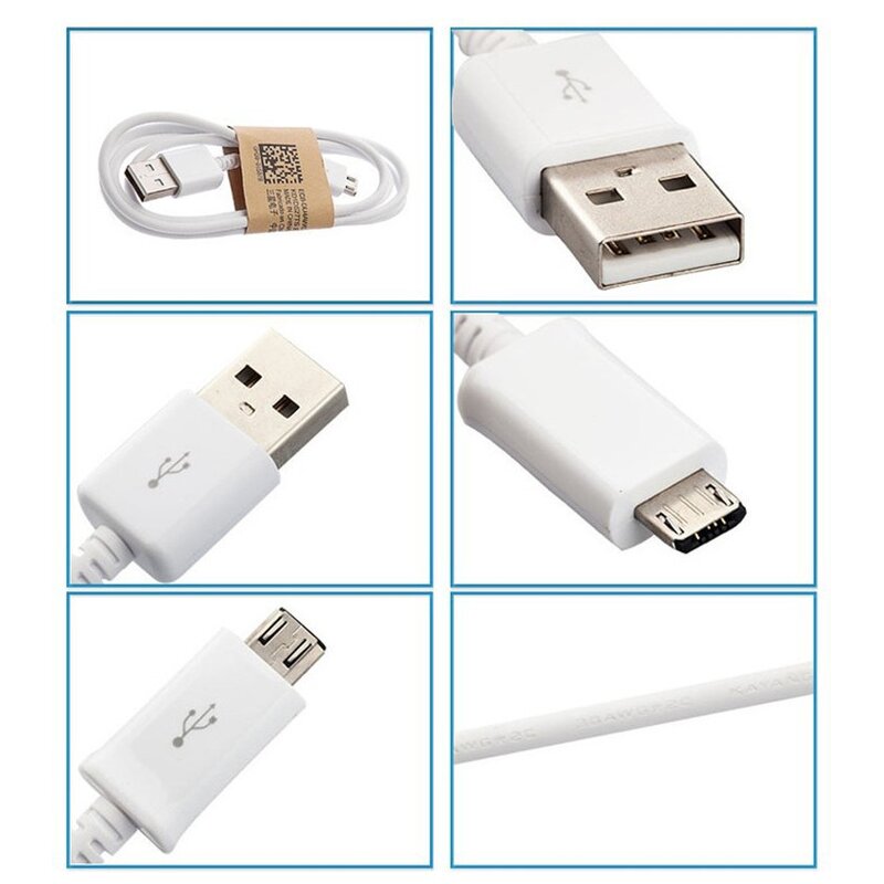Micro USB Cable - Android 2.1A Fast Charging Data Cord Power Adapter