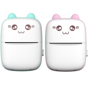 Portable Thermal Printer - Wireless BT Mini for Labels Photos Learning Materials Gifts