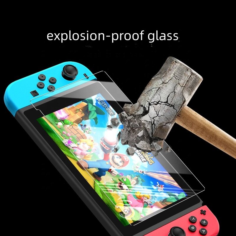 Screen Protector - 9H Anti-Shock 3D for Nintendo Switch OLED/Lite Tempered Glass