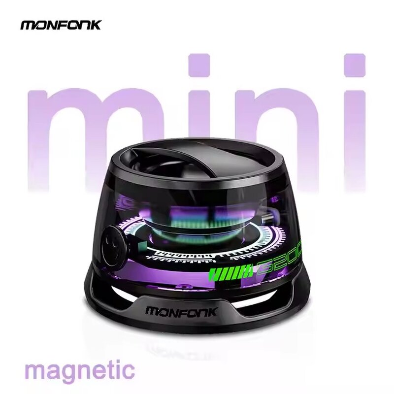 Portable Speaker Manufacturer - G200 BT 5.3 Mini USB-C Charge HD Sound Magnetic RGB