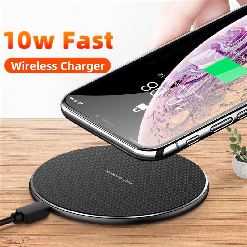 Wireless Charging Pad - Custom Logo 15W Fast Stand OTP for Mobile Phones 10W