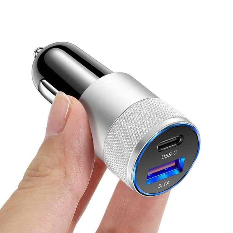 Car Charger - USB Quick 15w 3.1a Type C Pd Fast Charging for Phone 16-11