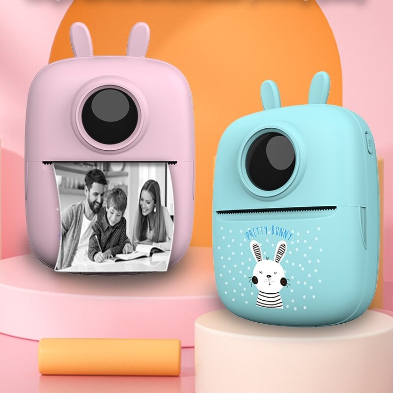 Pocket Printer - Mini Wireless Smart Thermal for Labels Barcode Photo BT