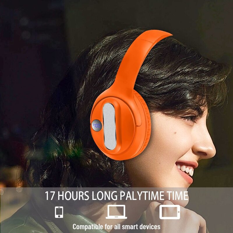 Gaming Headset - Foldable Wireless BT TWS Stereo Music Earphone Noise Cancelling