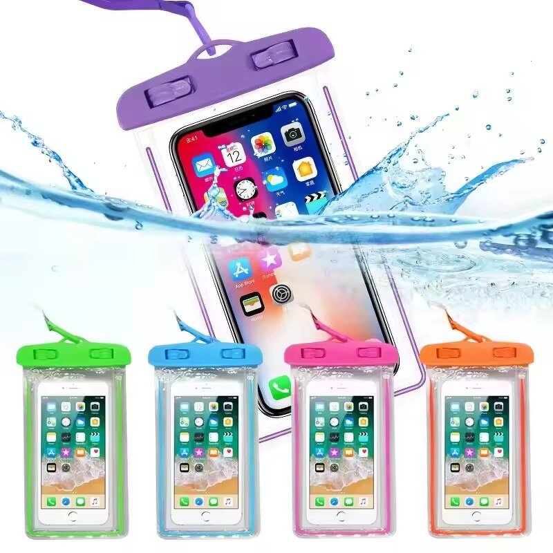 Waterproof Phone Pouch - Mobile Bag Cover Pack Bathroom Case Custom Logo Swim