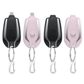 Mini Portable Power Bank - 1500mAh Emergency Pocket Key Chain Charger Micro USB