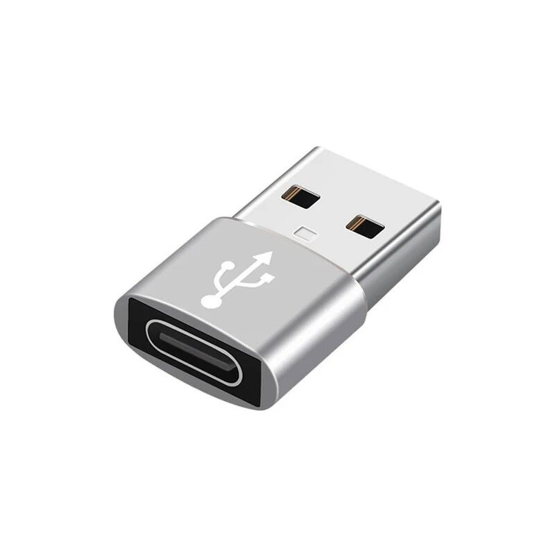 USB OTG Adapter - Type A Male to Type C Female USB 2.0 for Mobile Phones