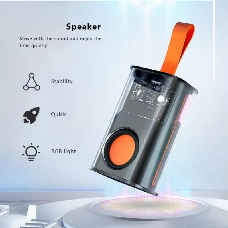 BT Speaker - Portable Colorful Lamp LED for Computer Mobile Phone Outdoor