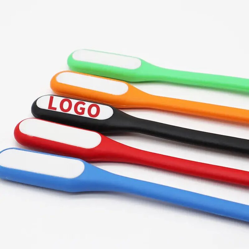 USB LED Reading Lamp - Mini Multicolor Flexible Clip for Laptop Notebook