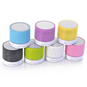 Portable Speaker - A10 Mini Music Wireless Loud RGB LED Waterproof TF USB FM