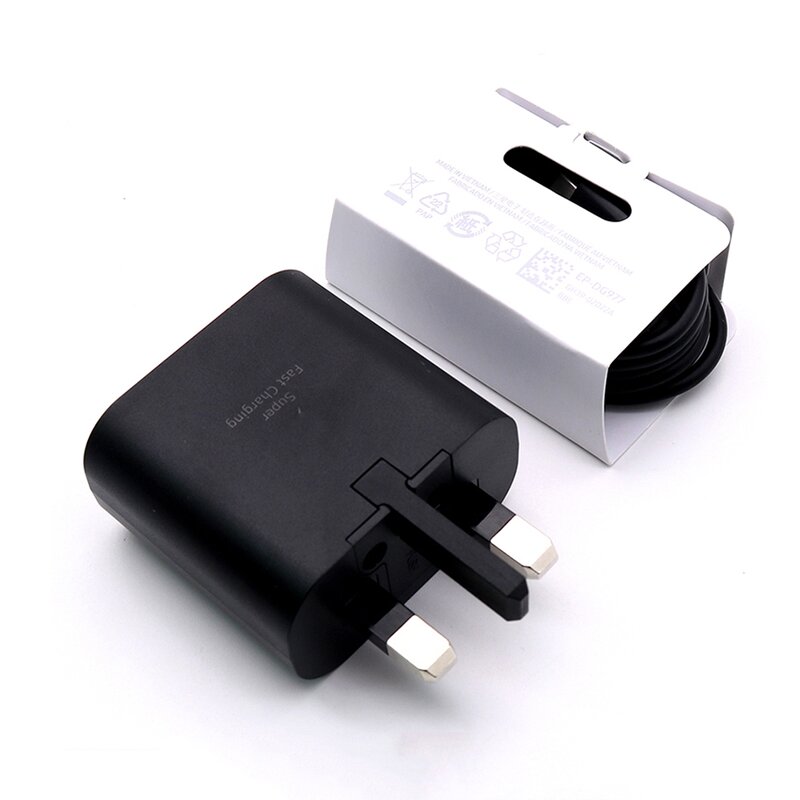 Power Adapter - US UK Plug 45W for Samsung Type C 65W Fast 25w for Samsung