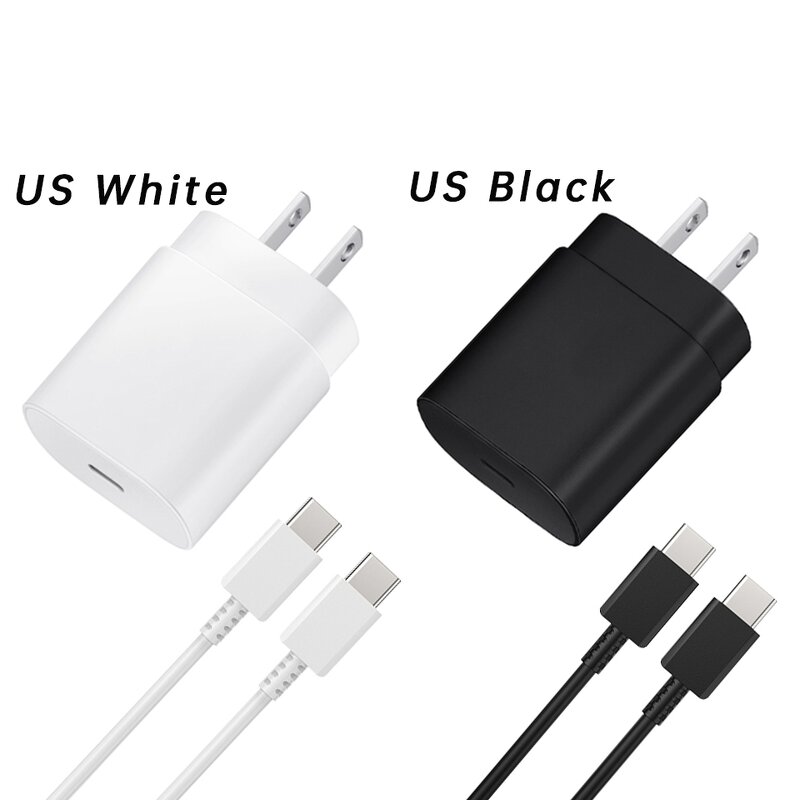 Wall Charger - 25W Super Fast Type-C USB PD QC3.0 for Samsung Galaxy Note S21