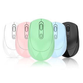 Wireless Optical Mouse - Rechargeable 2.4G BT 3D Style USB LED Backlit for Laptop