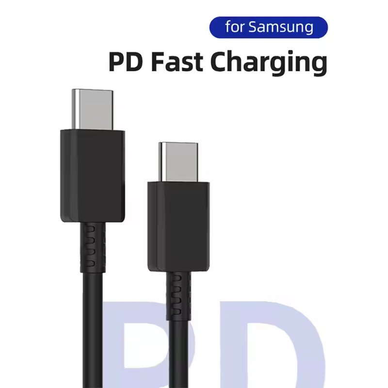 USB-C Cable - Fast Charging 1M Data Transfer Dual Type C for Samsung S20 S10