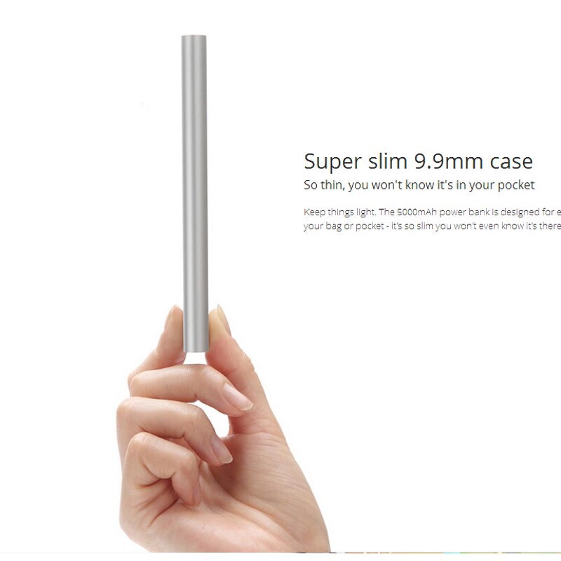 Power Bank - Portable 5000MAH Customization Logo Quick Charging 5000mah