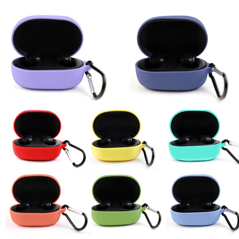 Earphone Case - for Redmi Airdots Silicone Protective Rubber Shell for 1/2