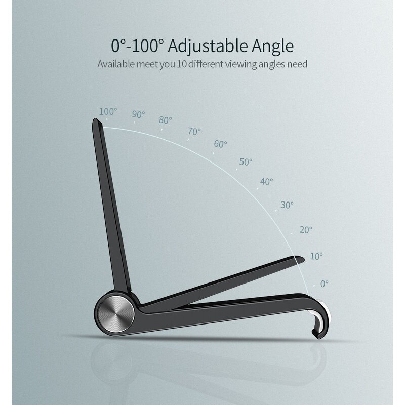 Mobile Phone Stand - Custom Logo Print ABS Flexible Portable Desk Accessory