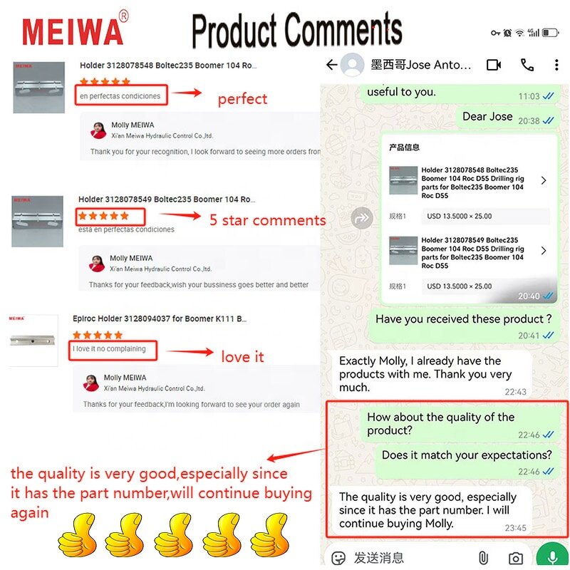 Rock Drill Repair Seal Kit - Montabert HC109 86640299 for HC109