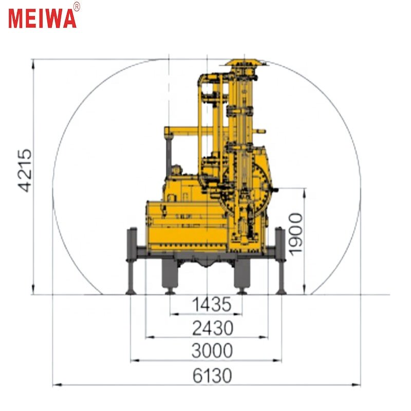 Hydraulic Drilling Rig - Portable XUM135 for Core Mining Engine Pump Motor