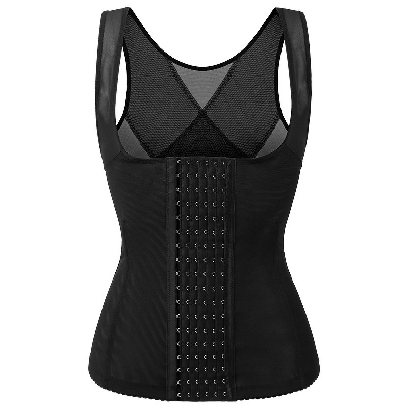 Women's Shapewear - Postpartum Waist Cincher Top Firm Control Body Shaper with Push Vest Style Tummy Control