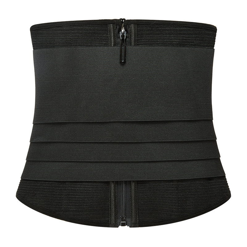 Women's Body Shaper - Sports Shaping Zipper Waist Clip Removable Straps Firm Control Tight Waistband Protector