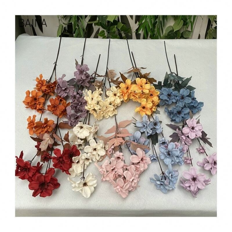 Wall Hanging Decoration - In Stock Handmade Long Branch Cang Orchid Freesia Mariage