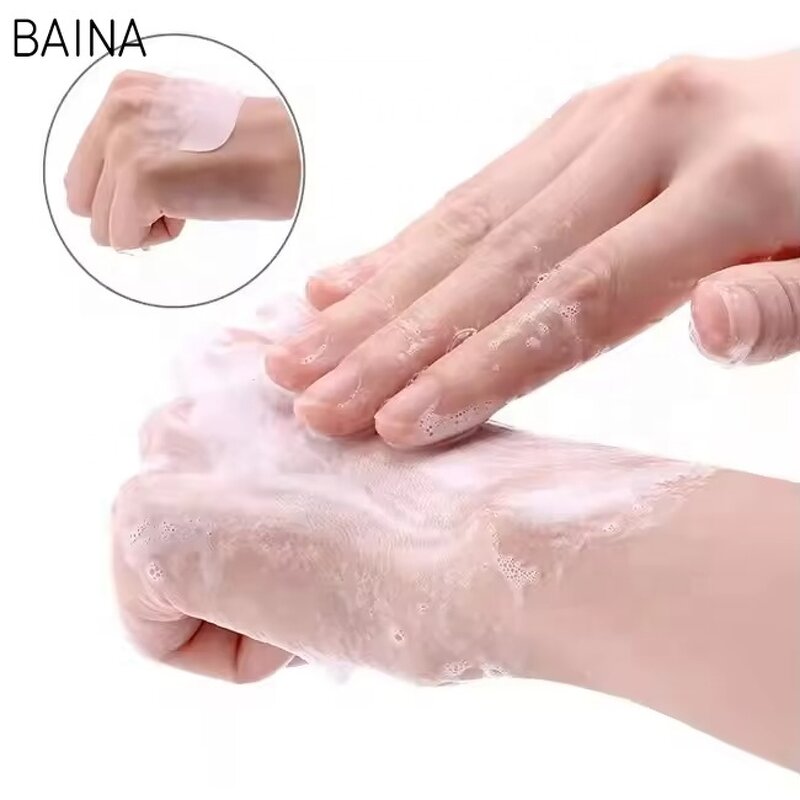 Travel Supplies - Wholesale OEM 20Pcs Portable Hand Sheets Transparent Disposable