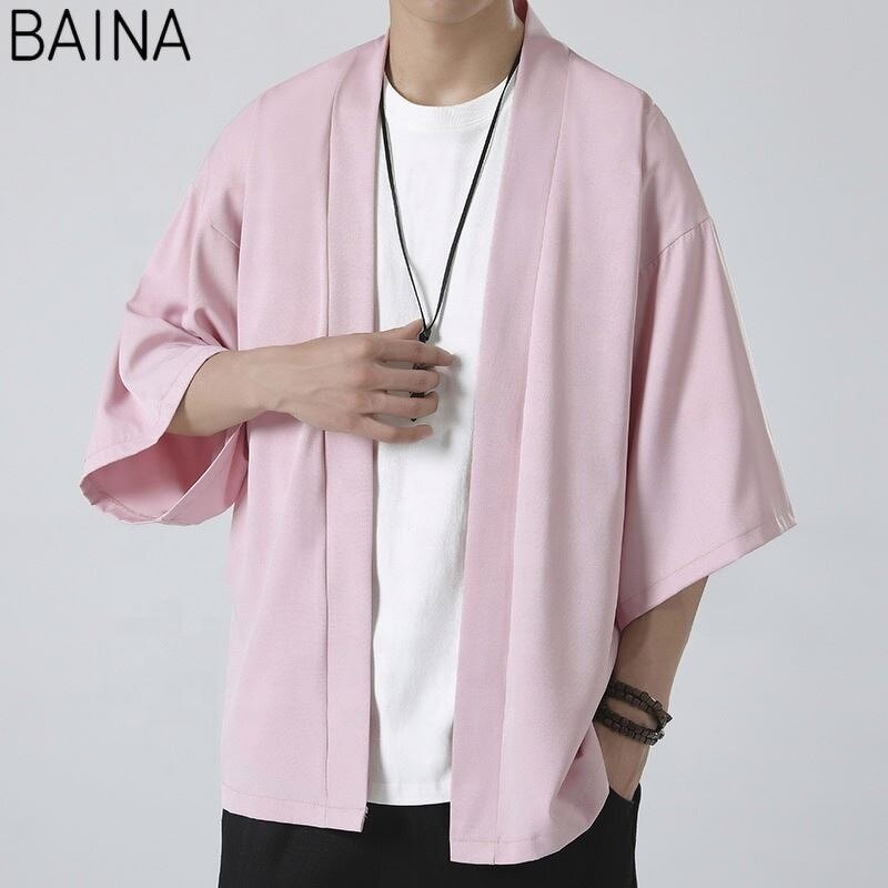 Men's Cardigan - 2026 Summer Casual Japanese Kimono Streetwear Shirt