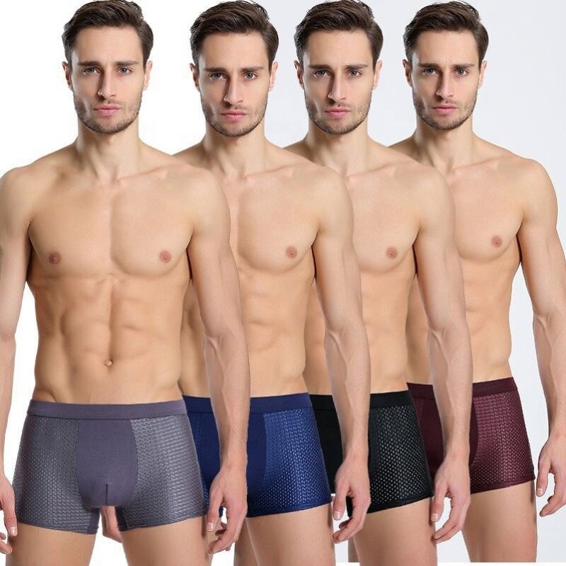Men's Panties - High Quality Ice Silk Loose Comfortable Breathable Mesh Boxer Briefs
