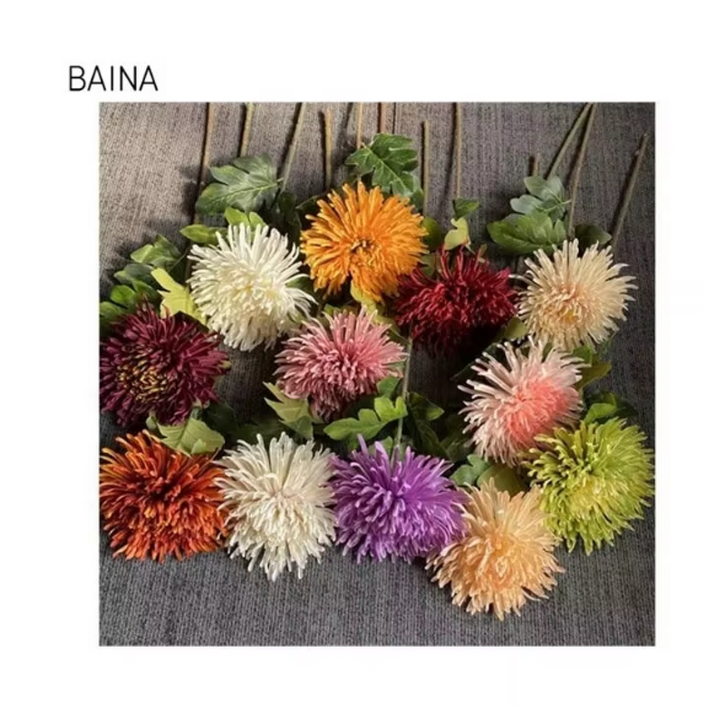 Artificial Flower - High Quality Silk Cloth Single-Dragon Claw Chrysanthemum Handmade