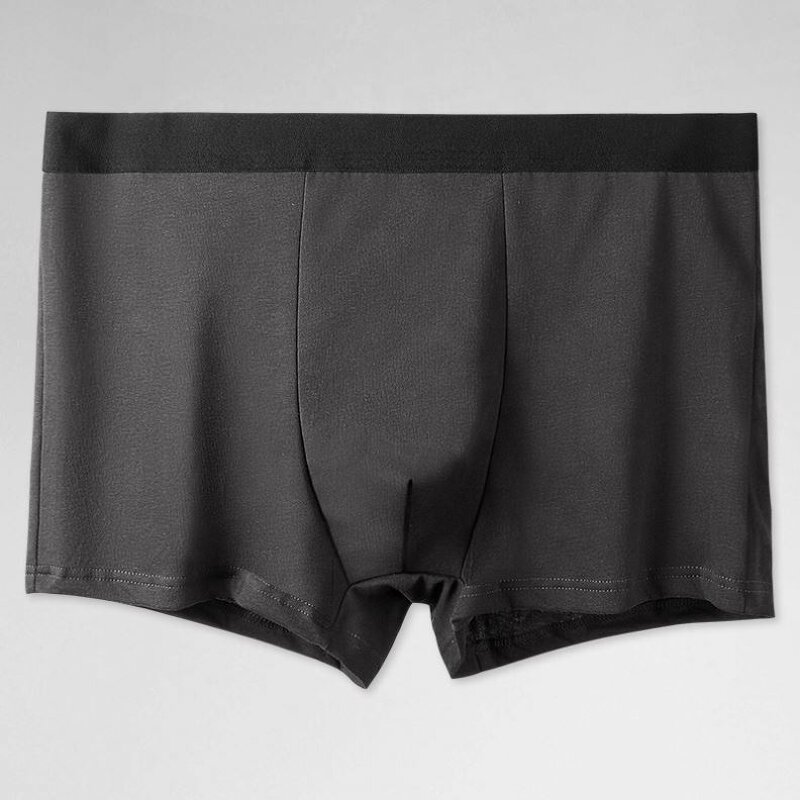 Men's Underwear - Comfortable and Breathable Panties Sexy Solid Color Stretch Boxer Shorts