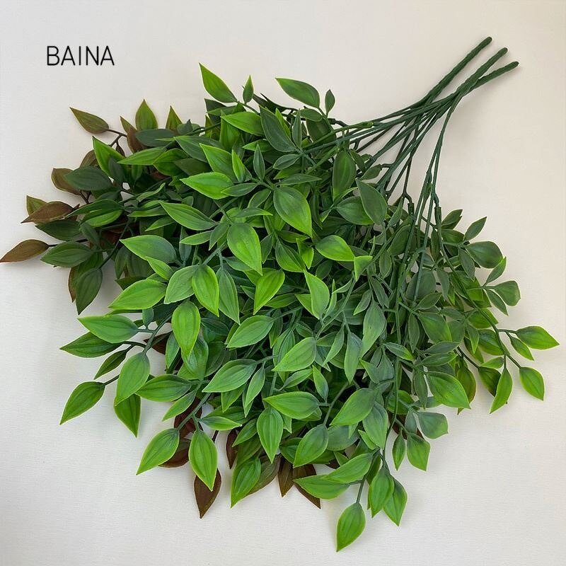 Artificial Plant - In Stock 5-branch Mint Leaf Decorative