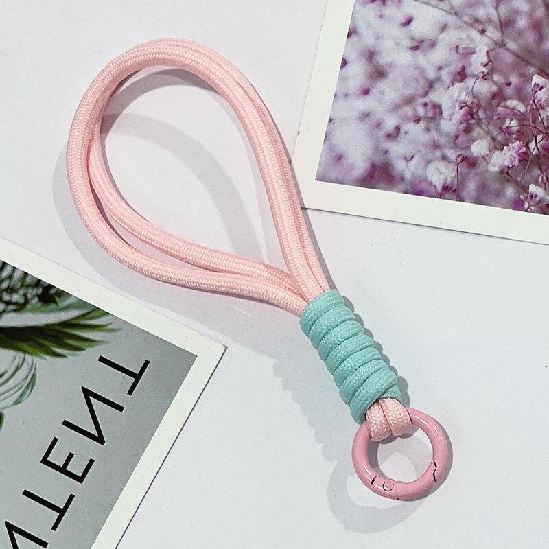 Braided Lanyard - 15CM Short Twist Rope Mobile Phone Key Ring