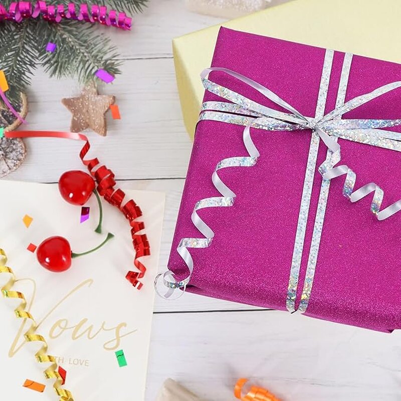 Laser Ribbon - 220m for Festival Party Decoration Balloon Tying