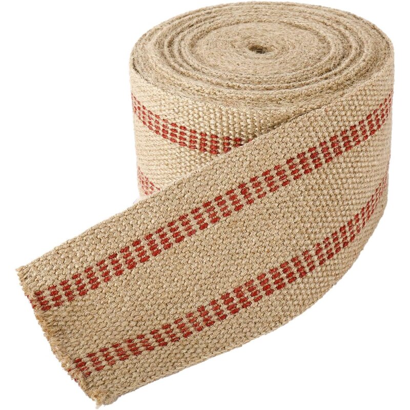 Jute Webbing Tape - for Chair Repair Crafting Burlap Ribbon Upholstery Custom